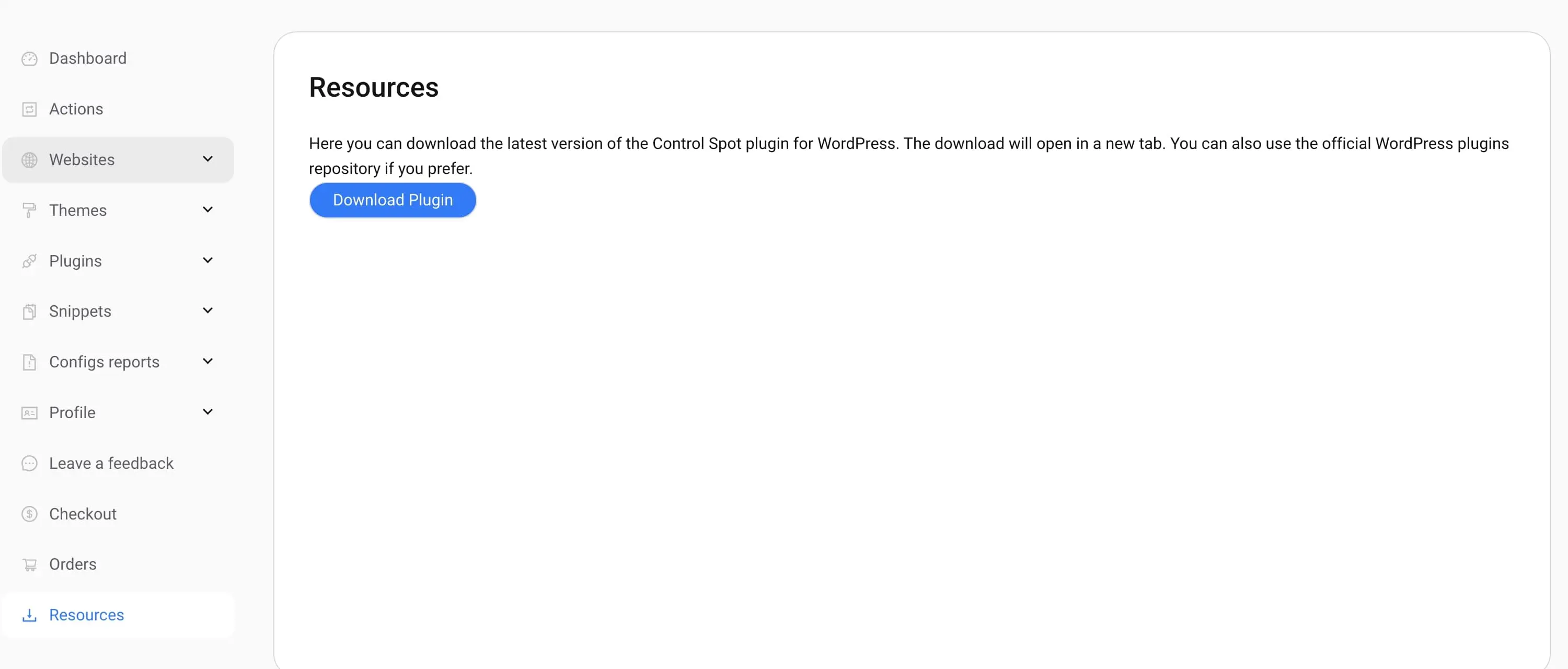 Plugin Download Screenshot